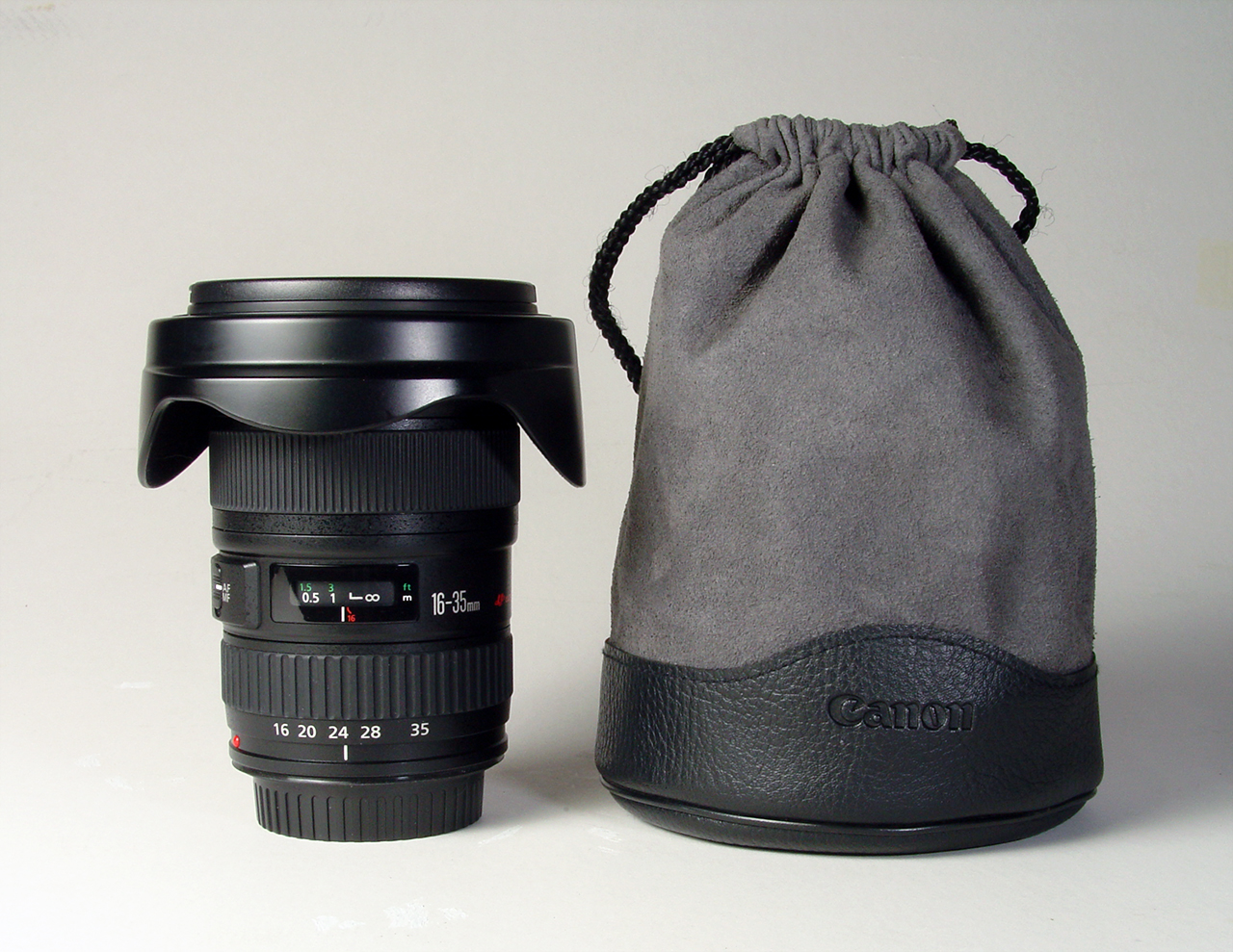 Canon EF 16-35mm f/2.8L II USM with case